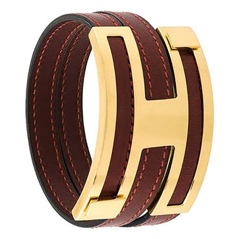 hermes men's leather bracelet|hermes extra wide h bracelet.